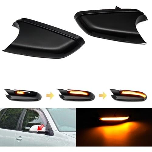 For Volkswagen VW Polo MK4 05-09 For Skoda Octavia MK2 Car LED Dynamic Turn Signal Light Blinker Indicator Side Wing Mirror Lamp