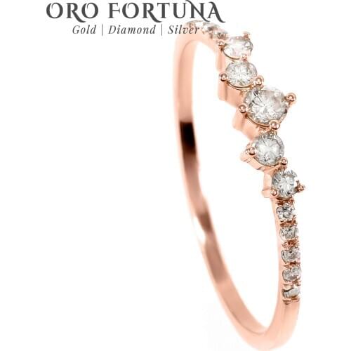 14 K Gold 0.23 Ct Round Diamond Engagement Ring for Women Gift for Her Beautiful Fashion Elegant Minimalist Classic sports Stackable