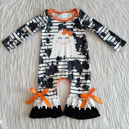 Newborn Baby Romper Jumpsuit Halloween Day Infant Childrens Lovely Long Sleeve Outfits Spring Autumn Clothes