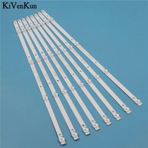 8PCS TV Lamp Kits LED Backlight Strips For Polaroid P50FN0117K P50FN117K LED Bars Bands 4708-K50WDC-A2113N01 Rulers K500WDC2