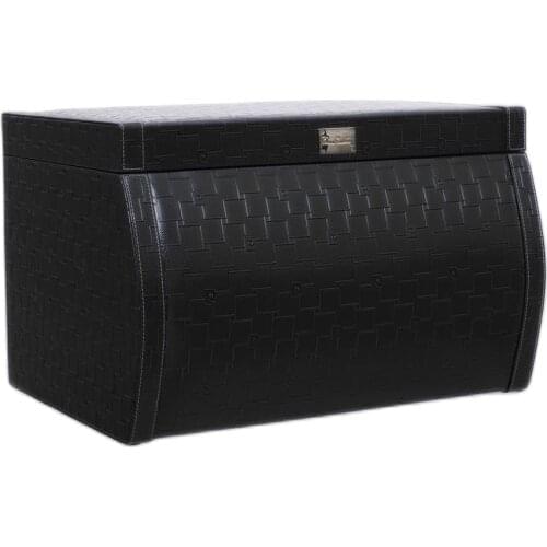 Leather Vintage Treasure Chest Jewelry Storage Box Photography Shooting Props Home Decoration Avangarde Lux Dowry Crate Set