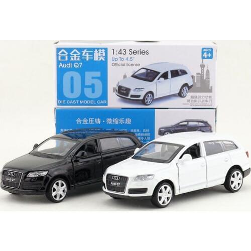 1:43 Scale/Diecast Toy Model/Audi Q7 SUV Sport/Super Sport Racing Car/Educational Collection/Pull Back/Gift For Children