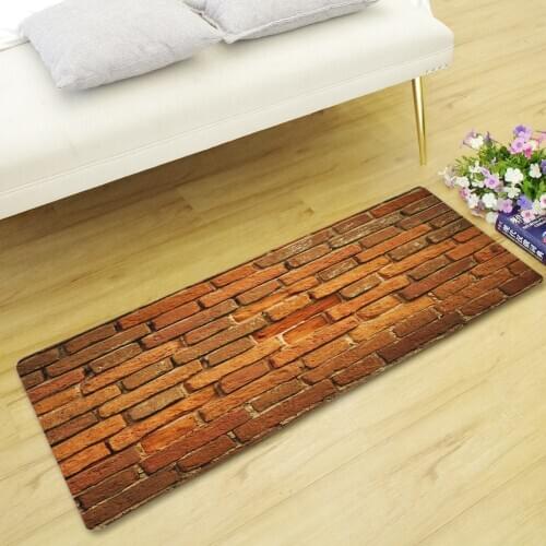 Anti Slip Carpet Printed Kitchen Rug Absorbent Balcony Doormat Hallway Floor Mat Area Rug for Living Room Modern Bedside Carpets