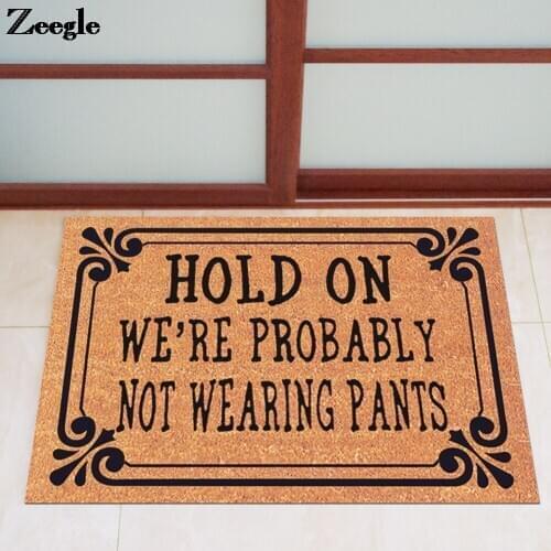 Classic Style Anti-Slip Hallway Door Mat Bedroom Bedside Foot Mat Doormat Child Bedroom Carpet Waterproof Floor Mat