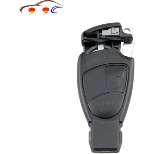 New Car key shell 2 Buttons Remote Car Key Fob Case with small key For Mercedes for Benz C E ML Class Sprinter Replacement Shell