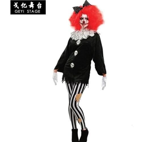New umorden halloween funny adult circus naughty suit harlequin uniform costume costume cosplay clothes for men
