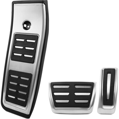 Car Foot Pedal Rest Fuel Brake Plate Cover For Audi A4 B9 AT Sedan Avant 2016 2017 2018 2019 2020