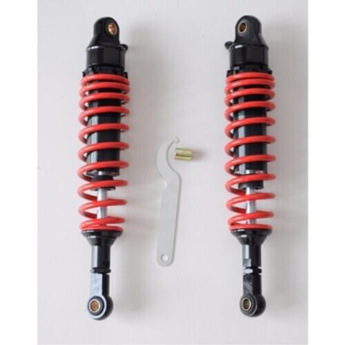 For Honda For Yamaha For Suzuki 50 70cc 13.5" 340mm Pair Shocks Absorbers Red [PA83-R]