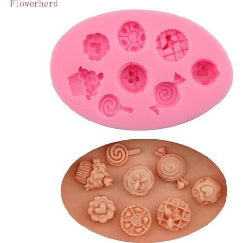 Heart Ice Cream Candy Mold Fondant Cake Silicone Mold Baking Mold Kitchen Tools Chocolate Mold Cake Decorating Pastry Tools