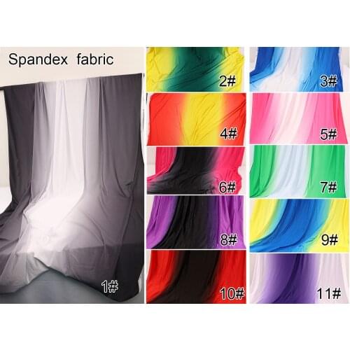 Knit Spandex Ombre Fabric For Dancing Dress Sportwear Yoga clothing Stretch Lycra Fabric 58" by Yard