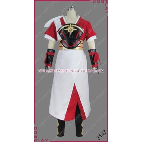 Fire Emblem Heroes Fates Hoshidan Spear Fighter Soujutus Shiro Shinonome Uniform Outfit Clothing Game Cosplay Costume S002