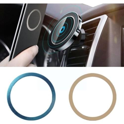 Universal Metal Sticker Ring for magsafe Wireless Sheet Charger Holder Car Plate Magnetic Charger Wireless N4C3