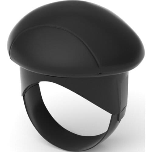 Turning Steering Wheel Booster Spinner Knob 360 Degree Rotation Metal Bearing Power Handle Ball Shaped black / Red