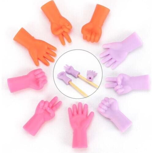 6pcs Knitting Needles Point Protectors For DIY Weave Knitting Mix Shaped Needle Tip Stopper Pullover Rubber Anti-shedding Cap