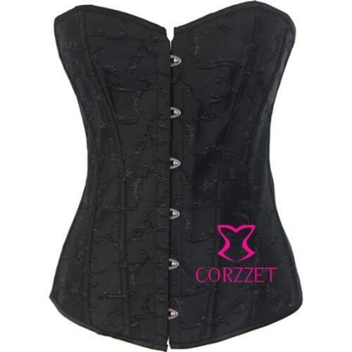 New Back Dobby Sexy Overbust Corpete Corseletes Corselet Women Bustiers & Corsets Top For Body Shaping, Slimming Waist Trainer