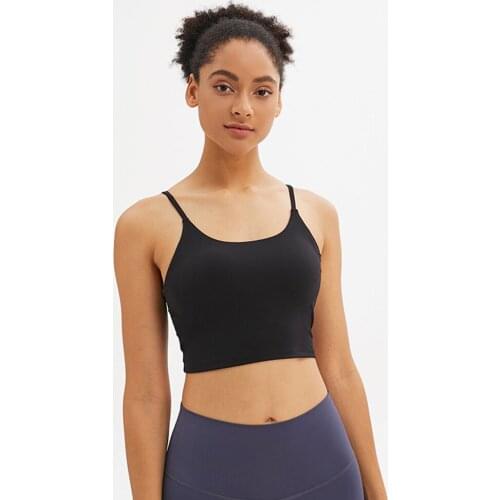 Women Padded Push Up Sport Bra Top For Fitness Workout Gym Crop Top Solid High Impact Yoga Top Running Wear