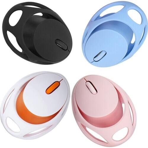 2.4GHz 1800DPI Durable Lovely New Model Wireless Rechargeable Cute Egg Shape Hollow Mouse Computer Accessory Gift