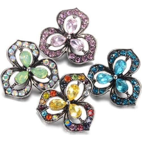 2019 Spring New Gingersnaps Jewelry 4 Colors 18mm Vocheng Snap Charms Interchangeable Jewelry Snap Button Vn-2014