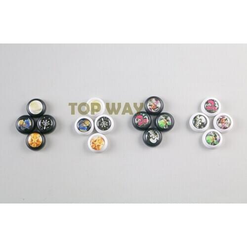 4pcs 4 in 1 set new design joystick Caps For Nintend Switch NS JoyCon Controller Cap Skin for Joy Con Cover with retail package