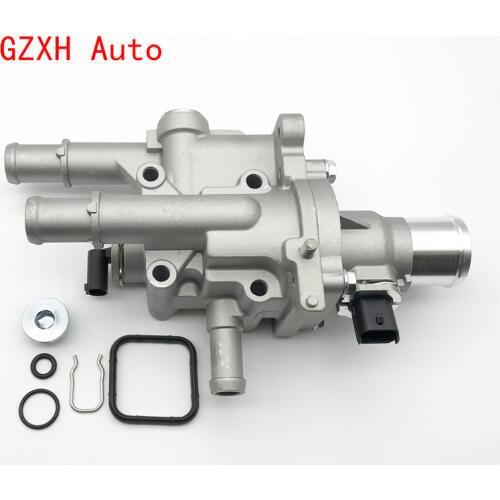 Aluminum Engine Cooling Thermostat Housing Cover Assembly for Chevrolet Cruze Sonic Aveo 25191992 55579951 96984104 96984103