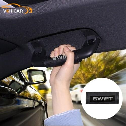 VEHICAR Car Roof Handle Plush Protective Cover Car Interior For Swift Auto Accessories Prevent Bumps Prevent Motion Sickness