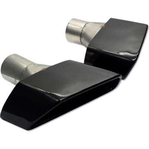 Car Accessories 1 Pair Exhaust Tip for BMW G30 G38 525i 530i Stainless Steel Car Exhaust Pipe Square Muffler Tip Tailpipe