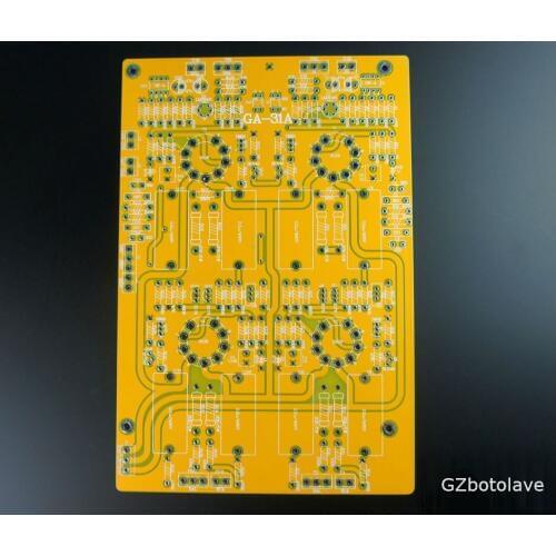 Free shipping 1pcs GA-31A tube zoom head MC/MM PCB empty board 6DJ8 tube amplification