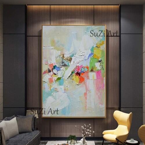 Modern Abstract Painting Style Wall Art Canvas Painting Acrylic Paints For Home Wall Decoration No Frame