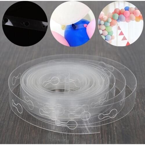 5m Double Hole Irregular Balloon Chain Balloon Chain Tape Arch Connect Strip Home Wedding Birthday Christmas Party Decor