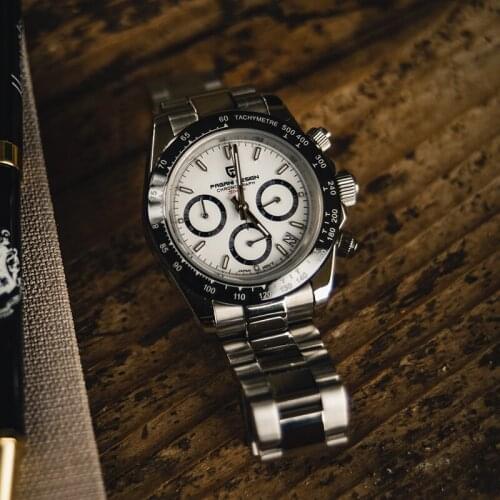 Watch men chronograph PAGANI Design luxury brand multifunction quartz men wrist watch waterproof stainless steel clock men sport