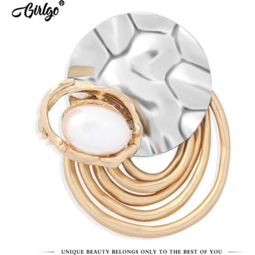 Girlgo Silver Brooches For Clothes