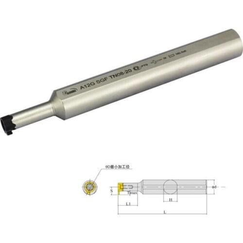 NC cutter diameter cutting knife Crouhy A12G-SGFTN08-20 series of small diameter cutter free shipping