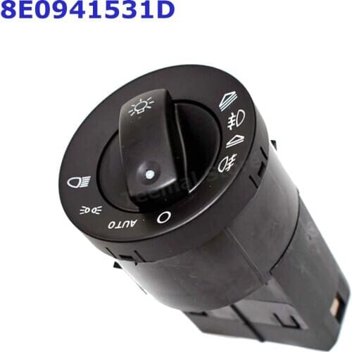 Car Front Headlight Foglights Control Switch 8E0941531 For AUDI A4 S4 B6 B7 2000-2008 8E0941531D Repair Kit Replace