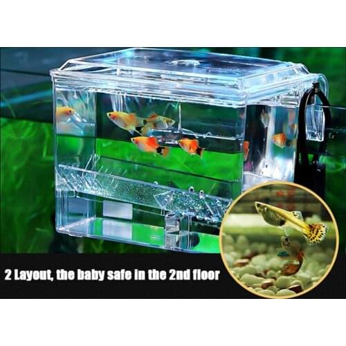 Pneumatic Aquarium Small Fish Separation Box Fish Breeding Box Air Drive Pump Drive Tank