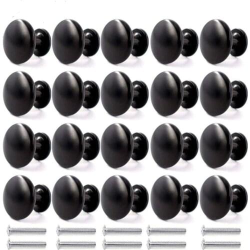 20pcs Drawer Knobs Furniture Knobs Drawer Handles Furniture Handle With Round Plate Top For Cupboard Drawer Kitchen