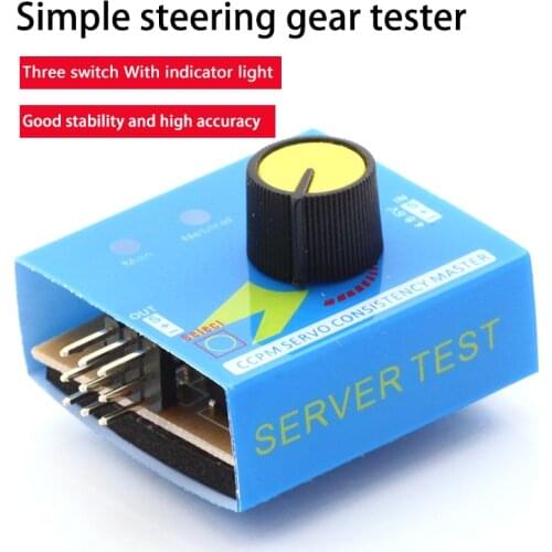 Servo Tester 3CH ECS Consistency Speed Controler Power Channel CCPM Meter Master Checker RC Dron Helicopter Parts RC Hobby