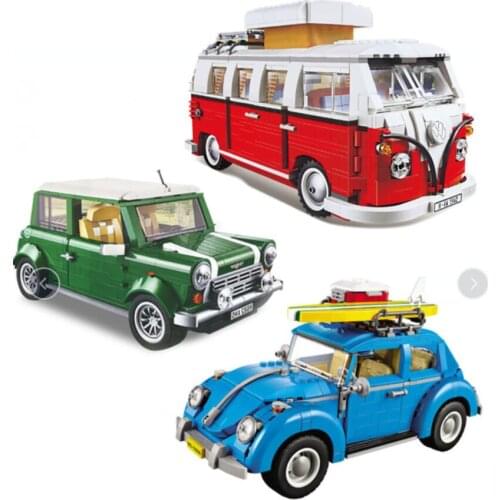 Technical Blocks Series The MINI Cooper 1108Pcs Set Building Blocks Toys For Children Creators Car Kids birthday Gifts Toys