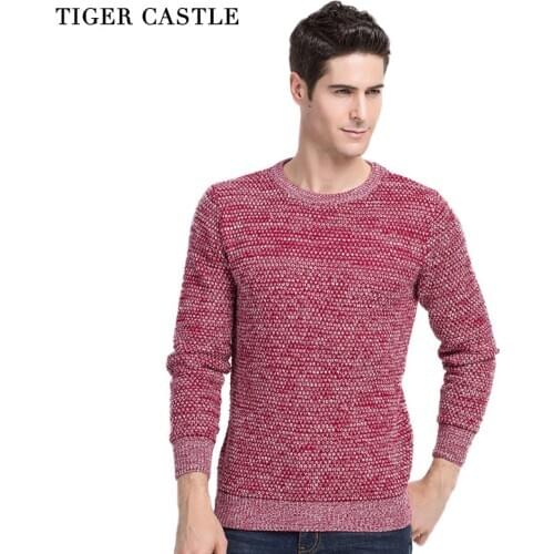 TIGER CASTLE Mens Wool Sweaters