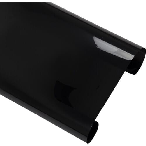 SUNICE 0.5X8M Deep Black VLT 5% Privacy Window Tinting Film Black Nano Ceramic Tint for Car Side Windows Privacy Decoration