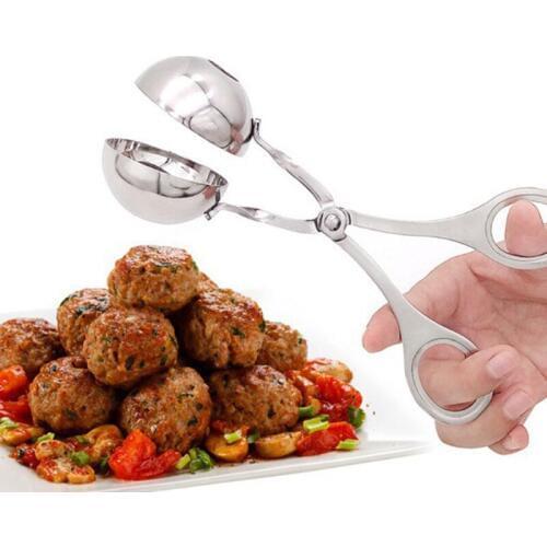 Convenient Meatball Maker Stainless Steel Stuffed Meatball Clip DIY Fish Meat Rice Ball Maker