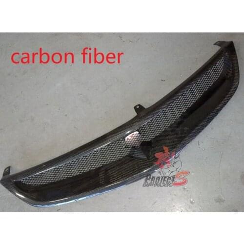 Carbon Fiber Grille For Honda Civic 8TH FD2 Type R Body Kit Auto Tuning Part Feels Style Mesh
