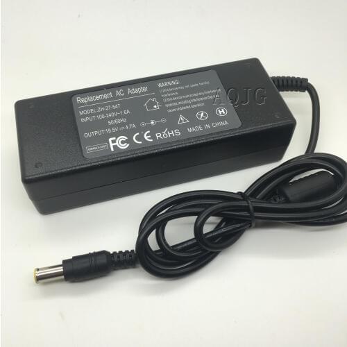19.5v 4.7A 6.5*4.4 mm with pin Laptop AC Adapter Charger For Sony Vaio VGP-AC19V2 VGP-AC19V3 Power Supply Notebook
