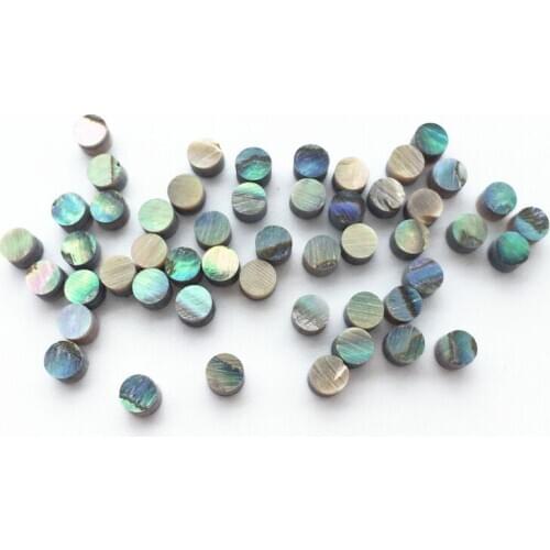 50Pcs Colorful Abalone Inlay Material Dots 3mm Diameter for Ukulele Hawaii Guitar