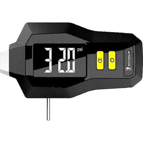 Michelin 99PSI Digital Tire Pressure and Depth Gauge, Tonometer, Barometer, Tire Pressure, Car Pressure Gauge