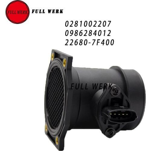 Mass Air Flow Sensor Meter 0281002207 0986284012 22680-7F400 for Nissan Primera Traveller Terrano