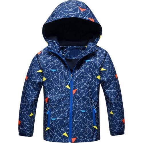 Fleece Waterproof Washed Light Boys Full Sleeve Thermal Wear Camping Warm Coat High Quality Hooded Children Skiing Jackets