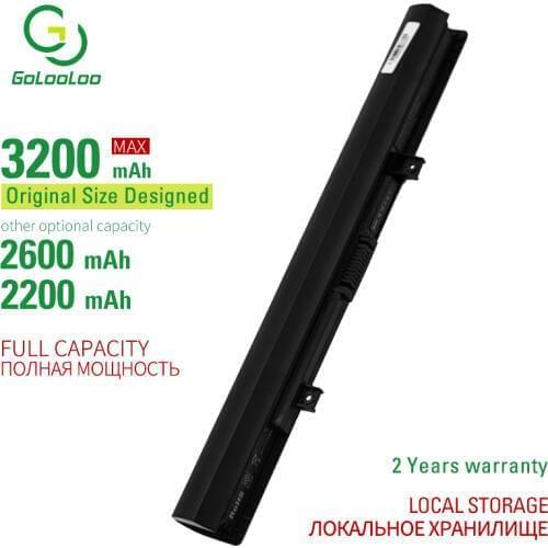 Golooloo 4 cells laptop battery for Toshiba Satellite C55-B5100/B5101/B5293/B5295/5319 PA5184U-1BRS PA5185U-1BRS PA5186U-1BRS