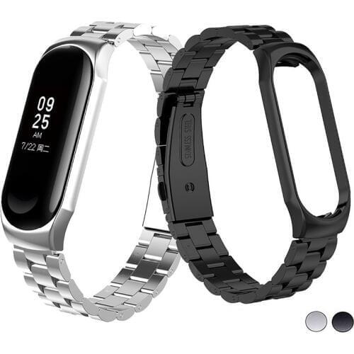 Stainless Steel Metal Strap For Xiaomi Mi Band 4 Bracelet Mi Band4 Wrist Strap For Mi Band 4 Accessories Miband4 Wristband
