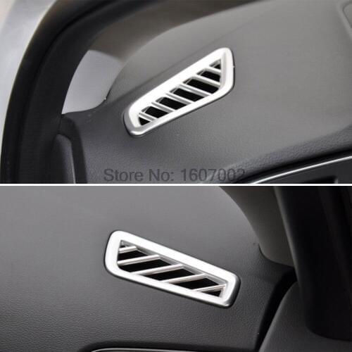 For Hyundai Elantra Avante 2016 2017 ABS Car Interior Front Air Conditioning Vent Outlet Frame Cover Trim Sticker