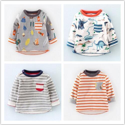 Boys Clothes Kids T-shirt 2016 Brand Boys T shirt Long Sleeve Letter Print Baby Boys Tops Children T shirts Designer
